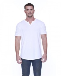 StarTee Men's CVC  Slit V-Neck T-Shirt