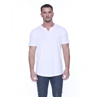 StarTee Men's CVC  Slit V-Neck T-Shirt