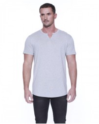 ST2822 StarTee Men's Cotton/Modal Slit V-Neck