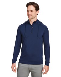 Swannies Golf Unisex Vandyke Quarter-Zip Hooded Sweatshirt