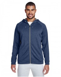 Team 365 Men's Excel Melange Performance Fleece Jacket