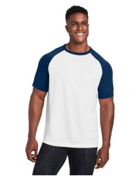 TT62 Team 365 Unisex Zone Colorblock Raglan T-Shirt