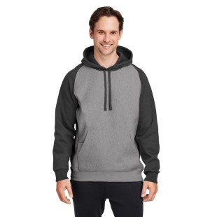 Team 365 Unisex Zone HydroSport Heavyweight Colorblock Hooded Sweatshirt