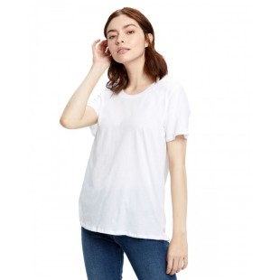 US Blanks Ladies' Short-Sleeve Loose Fit Boyfriend Tee