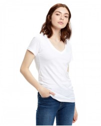 US Blanks Ladies' Made in USA Short-Sleeve V-Neck T-Shirt