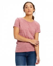 US Blanks Ladies' Short-Sleeve Triblend Crew