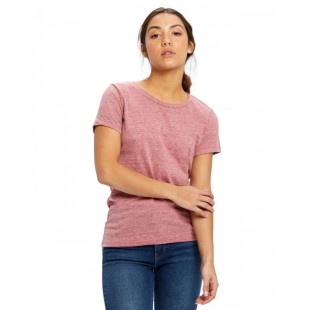 US Blanks Ladies' Short-Sleeve Triblend Crew