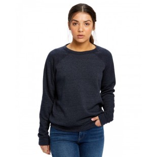 US Blanks Ladies' Raglan Pullover Long Sleeve Crewneck Sweatshirt