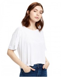 US Blanks Ladies' Boxy Open Neck Top