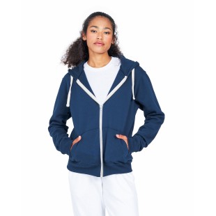 US Blanks Unisex Made in USA Full-Zip Hooded Sweatshirt