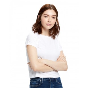 US Blanks Ladies' Short Sleeve Crop T-Shirt