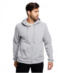 US Blanks Unisex Heavyweight Loop Terry Full-Zip Hooded Sweatshirt