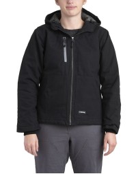 Berne WHJ64 Ladies' Softstone Modern Full-zip Hooded Jacket  - Wholesale Womens Jackets