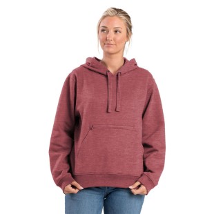 Berne Ladies' Heritage Zippered Pocket Hooded Pullover Sweatshirt