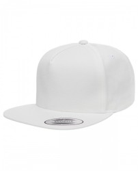 Yupoong Adult 5-Panel Cotton Twill Snapback Cap